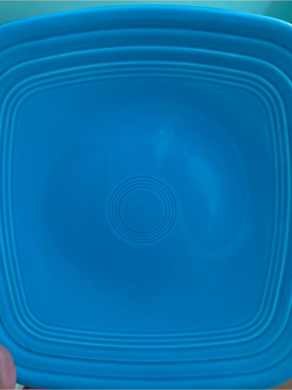 Fiesta Peacock Blue Square Luncheon Plate - Retired Color and Style!! - Picture 3 of 6